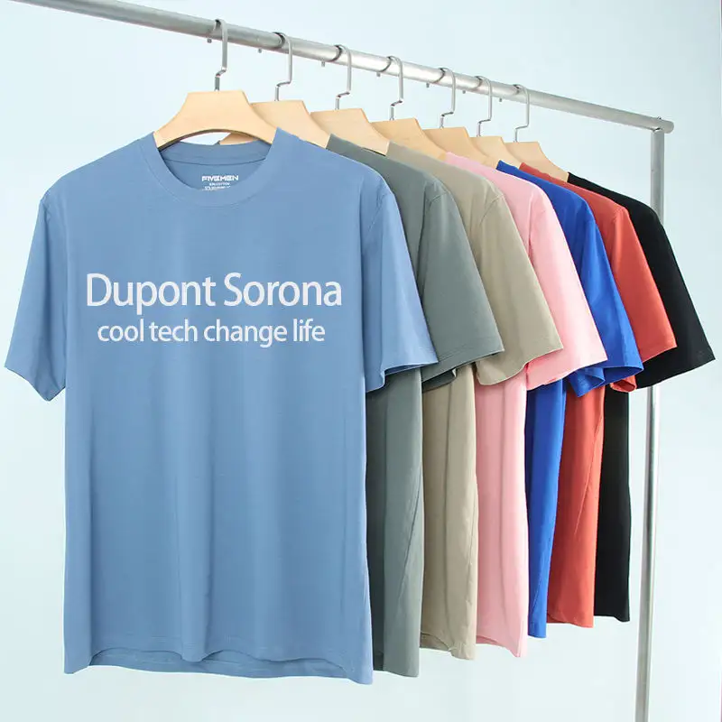 Nuevo estilo 100% algodón hombro caído Color sólido en blanco camiseta de gran tamaño etiqueta personalizada camisetas lisas para Unisex