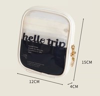 Mini sac cosmétique Portable Transparent pour rouge à lèvres et cosmétiques maquillage beauté sac cosmétique outil de maquillage