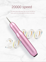 Vente en gros de perceuse à ongles électrique 20000 tr/min ensemble de machines de manucure coupeur de charge USB pour manucure lime à ongles outils de pédicure