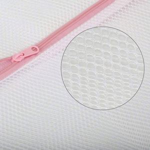Net Washing <b>Bag</b> Durable Coarse <b>Mesh</b> <b>Laundry</b> <b>Bag</b> with Zip Closure for Clothes - Product Image 5