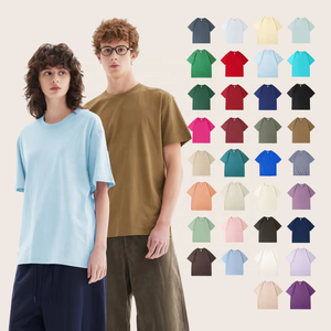 Camiseta de Manga Corta Personalizada con Logotipo, 210 g/m², 100 % Algodón, Lisa, Informal, para Hombre, ODM, OEM, Venta al por Mayor - Product Image 2