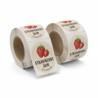 Autocollants d'emballage alimentaire, étiquettes personnalisées pour bocaux, étiquettes pour pots de confiture, autocollants pour bouteilles de confiture, étiquettes pour gelées, étiquettes de produits