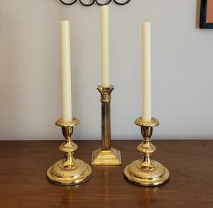 Bougeoirs en laiton pour décor de salon Supports à bougies en laiton vintage pour décor d'hôtels et de restaurants Best Seller - Product Image 3