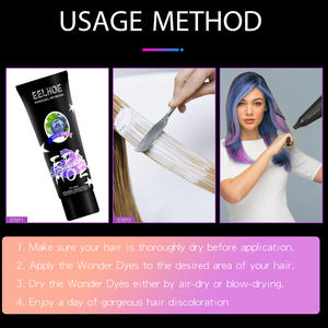 Offre Spéciale adapté à toutes les couleurs de peau Tempérament thermosensible améliorant la crème de teinture des cheveux personnalisée vibrante - Product Image 3