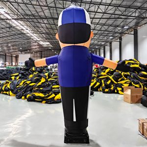 야외 광고 맞춤형 모델 풍선 손 흔드는 만화 캐릭터 에어 댄스 스타 환영 행사용 - Product Image 5