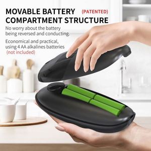 Abrelatas Eléctrico de Plástico para Personas Mayores - Gadget de Cocina Portátil Ecológico Automático de un Toque con Diseño de Borde Liso y Seguro - Product Image 5