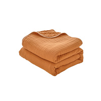 Couette en mousseline de coton bio de qualité supérieure, écologique, pratique, surdimensionnée, multifonctionnelle, couverture en crêpe pour bébé