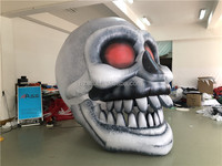 Ballon gonflable géant pour adulte, modèle de tête de mort, crâne, Halloween