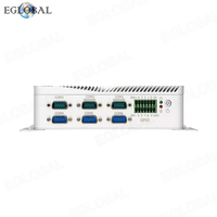 Computadora Industrial sin Ventilador EGLOBAL, Intel N100, DDR3L, SSD MSATA, 6 Puertos USB, 6 Puertos COM, 2 Puertos RJ45, LAN 2.5G, VGA, HD, GPIO, Audio, Mini PC Integrada