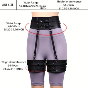 Kit de Bondage de <span class=keywords><strong>Acero</strong></span> Inoxidable <span class=keywords><strong>para</strong></span> Adultos SM con Arnés, Cuerda, Bloqueo Cruzado, Tirantes <span class=keywords><strong>para</strong></span> Piernas, Correa de Suspensión, Liga <span class=keywords><strong>para</strong></span> Esclavos, <span class=keywords><strong>para</strong></span> Hombres y Mujeres - Product Image 5