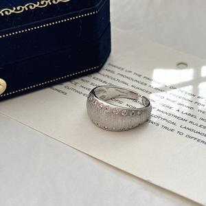 แหวนเงินแท้ S925 ประดับเพชรเม็ดเล็ก ดีไซน์ปากแหวนเปิด สไตล์หรูหราแบบฝรั่งเศสย้อนยุค แฟชั่นทันสมัย แหวน Mid-Ghulas เครื่องประดับ - Product Image 4