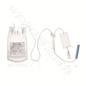 Bolsas <span class=keywords><strong>de</strong></span> <span class=keywords><strong>sangre</strong></span> desechables médicas WEGO, individuales, dobles, triples, cuádruples, 250ml, 350ml, 450mL, 500ml, ml - Product Image 5