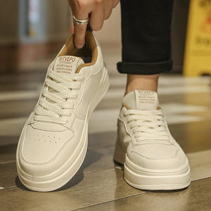 Zapatillas Deportivas Blancas Personalizadas con Logotipo para Hombre, Transpirables, Ligeras, de Malla, de Caña Baja, con Suela Gruesa, Modernas, Versátiles e Informales - Product Image 2