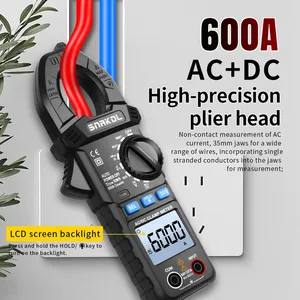 Multímetro de Voltaje y Corriente, 6000 Lecturas, Amperímetro, Voltímetro, NCV, Resistencia, Capacímetro, Herramienta para Electricistas - Product Image 4