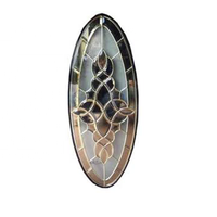 Vitrail Portes Fenêtres Verre coloré décoratif pour bâtiments d'église vintage Portes de fenêtres
