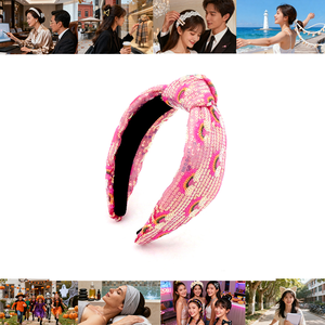 حلم الموضة لطيف بلينغ قوس قزح الوردي الباروك مصمم عقال الفاخرة بالجملة عقال للأطفال - Product Image 4