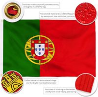 Haute qualité personnalisé 3x5 pieds Portugal drapeau portugais fanion pour intérieur ou extérieur maison jardin ou décorations de bureau
