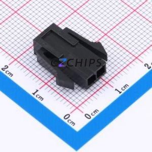 XD-43640-2EY Housing (Wire-to-Board / Wire-to-Wire) P=3mm Connector ( Jack Structure: 1x2P )( Pitch: 3mm )( Row Spacing: 3mm ) - Product Image 2