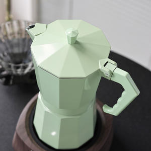 Mokapot เตาไฟฟ้า<span class=keywords><strong>ห</strong></span>ม้อต้มกาแฟเอสเปรสโซทำจากโล<span class=keywords><strong>ห</strong></span>ะพร้อมฝาปิดสำห<span class=keywords><strong>รับ</strong></span>เตาเซรามิกและเครื่องฆ่าเชื้อโอโซน - Product Image 2
