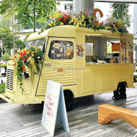Citroen Aanpasbare Fast Food Truck Mobiele Kar Restauratie Auto Hamburger & Koffie Trailer Voor Snacks Chips En Meer