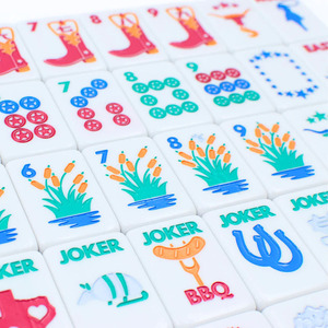American Mahjong Tile <b>Set</b> High-End Modern Design 4-Player Luxury <b>Set</b> Custom Engraved Logo <b>Melamine</b> Entertainment - Product Image 4