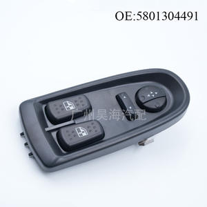 Interrupteurs de lève-vitre électriques pour Iveco 5801304491, nouveaux, en plastique ABS, applicables aux interrupteurs de lève-vitre et de vitres de voiture - Product Image 1