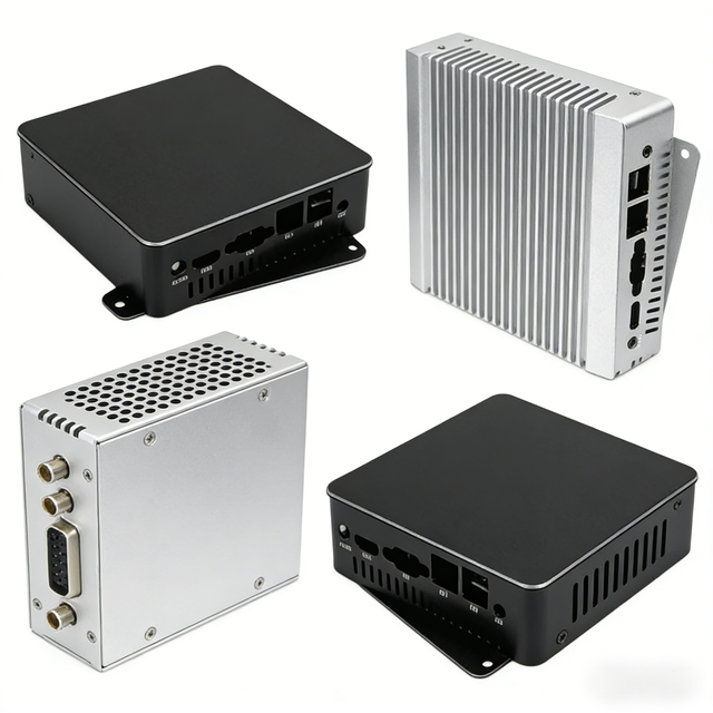 Aluminum Extrusion Heatsink Enclosure Custom Electronic Case for Power Supply Industrial Mini PC Housing Factory