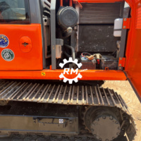 Excavatrice hydraulique sur chenilles d'occasion HITACHI ZX130, 13 tonnes, pour travaux de terrassement et construction, ZX135US-3 ZX120 ZX130W