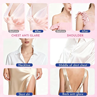 Ruban adhésif transparent double face invisible pour vêtements féminins tendance - Emballage personnalisé