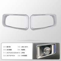 ABS extérieur pare-chocs avant antibrouillard couvercle décoratif garniture antibrouillard couverture voiture accessoires pour Suzuki Jimny 2019 2022 2024 JB74