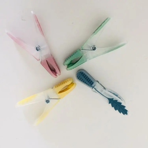 Pinces à <span class=keywords><strong>linge</strong></span> en plastique durables et coupe-vent avec poignée souple, pinces à <span class=keywords><strong>linge</strong></span> pour ligne de séchage, pinces pour sacs et chaussettes - Product Image 3