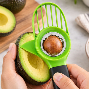 Couteau à avocat en gros 3-en-1 : Outil sûr et facile pour retirer le noyau, trancher uniformément – Idéal pour la maison, la cuisine et les restaurants - Product Image 4