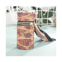 Offre Spéciale : Porte-clés Pochette à Rouge à Lèvres Florale Vintage, Mini Porte-monnaie Style Européen, Breloque Sac Seau Luxe Léger, Cadeau en Gros
