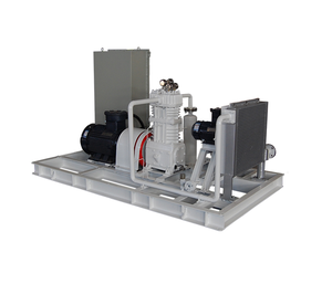 Oil-free lubrication reciprocating frequency conversion <b>small</b> chlorine compressor belt air-cooled BT4 - Product Image 2