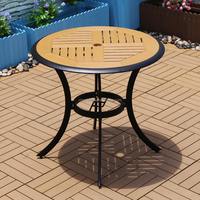 Mobilier de loisirs table de pique-nique ensemble plastique bois extérieur tables et chaises table basse et sièges