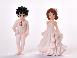 Statuette Romantiche in Resina di 8 Stili: <span class=keywords><strong>Torta</strong></span> Nuziale, Coppia Gay, Ragazza, Vecchia Coppia, Nuova Coppia - Product Image 2