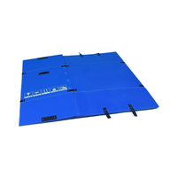 Boîte pliable personnalisée en carton alvéolaire PP, conteneur de stockage en plastique ondulé réutilisable pour la logistique et l'entrepôt