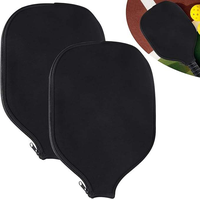 Housses de raquette de pickleball personnalisées en néoprène pour le sport, imperméables, avec fermeture éclair, 3 mm d'épaisseur, durables, étui de protection pour raquette