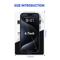 Film hydrogel TPU brut souple 180 mm x 120 mm pour écran de téléphone portable et GPS, pour machine de découpe de films