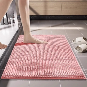Non-Slip Extra Soft Absorbent Chenille Bath <strong>Mats</strong> &amp; Rugs-Stain Resistant Machine Washable Solid Color Modern Home Hotel - Product Image 4
