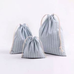 Sac de protection en coton imprimé personnalisé de luxe avec cordon en soie pour le rangement de petits cadeaux, emballage textile - Product Image 6