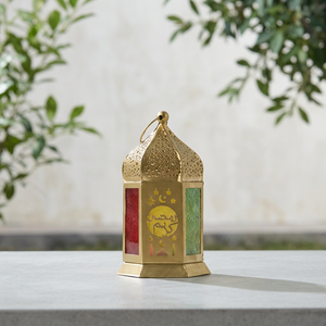 Wholesale Mini <b>Moroccan</b> Metal Candle Lantern with Ramadan Cutwork for Home & Events <b>Decoration</b> - Product Image 6
