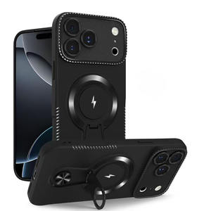 Nouvelle coque de téléphone magnétique anti-chute à motif CD, antidérapante, avec petit support arrière, tendance et très vendue, pour <span class=keywords><strong>iPhone</strong></span> 17 16 Pro Max - Product Image 6