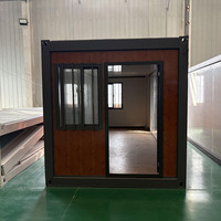 Module de maison conteneur extensible et détachable de 20 pieds, 2 chambres, design moderne, structure en acier, idéal pour appartements et hôtels - Vente chaude