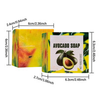 Savon Solide Artisanal Bio à l'Avocat avec Logo Personnalisé – Hydratant pour le Soin de la Peau (Mains, Visage, Corps, Bain) – Vente en Gros de Haute Qualité
