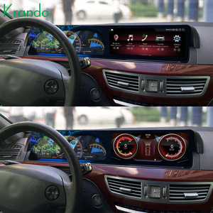 Unidad principal de coche de doble pantalla <span class=keywords><strong>para</strong></span> Mercedes Benz S W221 W216 CL 2005-2013 Android navegación GPS Multimedia Autoradio CarPlay 4G <span class=keywords><strong>DVD</strong></span> - Product Image 5