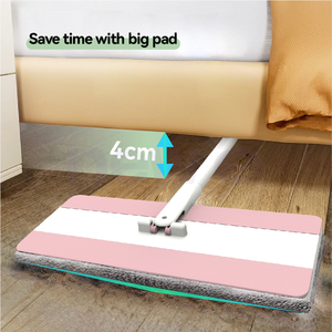 Nouvelle serpillière fantastique pour la maison, design à clipser remplaçable, nettoyage facile en plat, serpillière de grande taille - Product Image 3