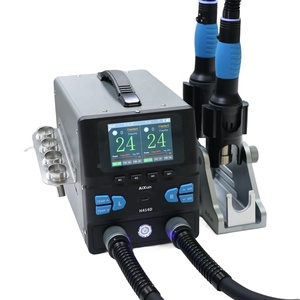 Estación <span class=keywords><strong>de</strong></span> Retrabajo <span class=keywords><strong>de</strong></span> Aire Caliente <span class=keywords><strong>de</strong></span> Doble Estación H414D, Operación Simultánea <span class=keywords><strong>con</strong></span> Doble <span class=keywords><strong>Pistola</strong></span>, Desoldadura <span class=keywords><strong>de</strong></span> Precisión para Componentes BGA y <span class=keywords><strong>SMD</strong></span> - Product Image 3