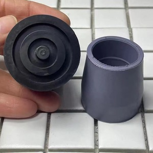Embout en caoutchouc Fuxinchen pour canne, diamètre 28 mm, hauteur 40 mm, patin noir pour tube de canne - Product Image 3