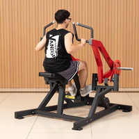 آلة تدريب القوة الرياضية بالجملة rowing آلة تمديد الظهر XM13 آلة صف جانبي Iso